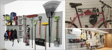 Garage ideas for accessories storage